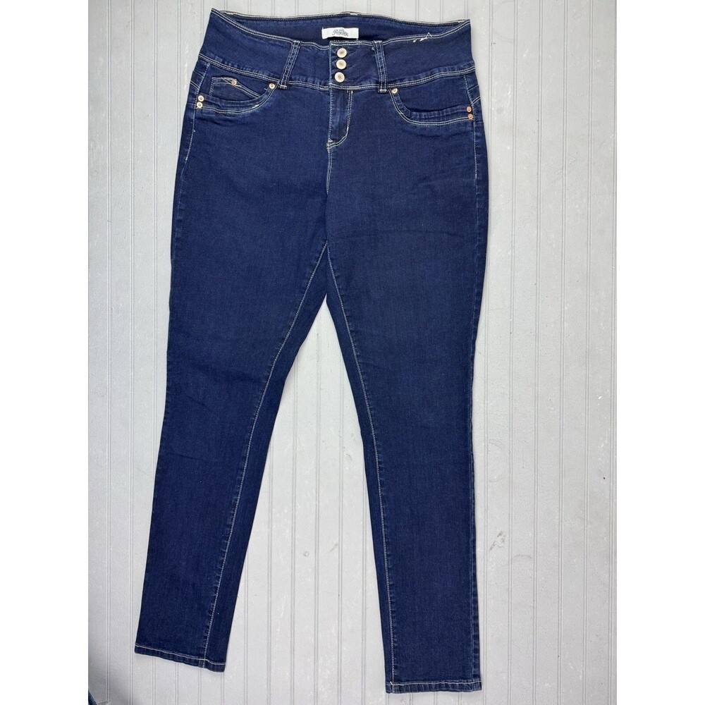 Royalty Size 12 Womens Jeans Dark Wash Skinny Stretch Mid Rise